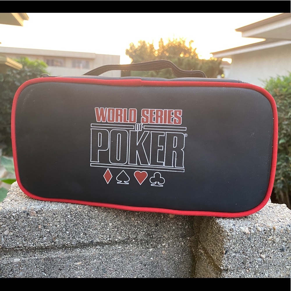 World Series of poker chip set never used